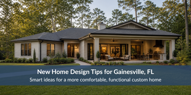 Smart ideas for a more comfortable, functional custom home In Gainesville FL