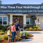 final walkthrough by expert custom home builder in Lake City