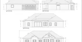 The Oakmont Front Rear Left Right Elevation