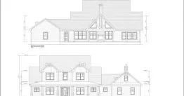 The Glendale Front & Rear Elevation