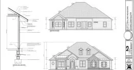 The Stratton Front & Rear Elevation